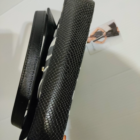 BRIGHTON AFRICA STORIES TARINA ZEBRA PRINT SNAKE EMBOSSED CELL PHONE HAN… - Picture 9 of 12